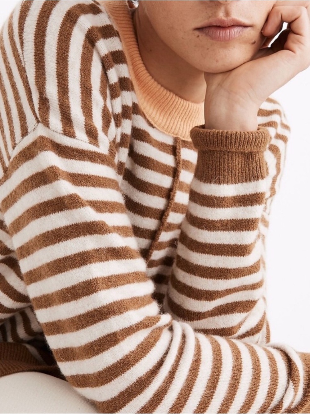 Madewell Stripe-Play Smithe Pullover Sweater in Coziest Yarn - Picture 2 of 7